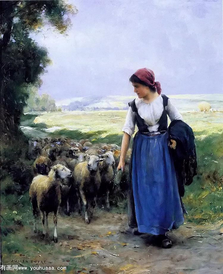 the young shepherdess