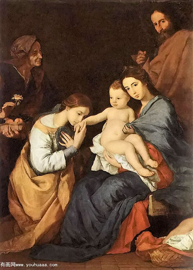 ʥͥʥɪ - the holy family with st catherine