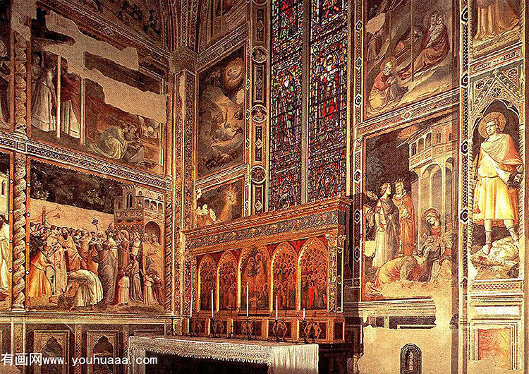 general view of the baroncelli chapel