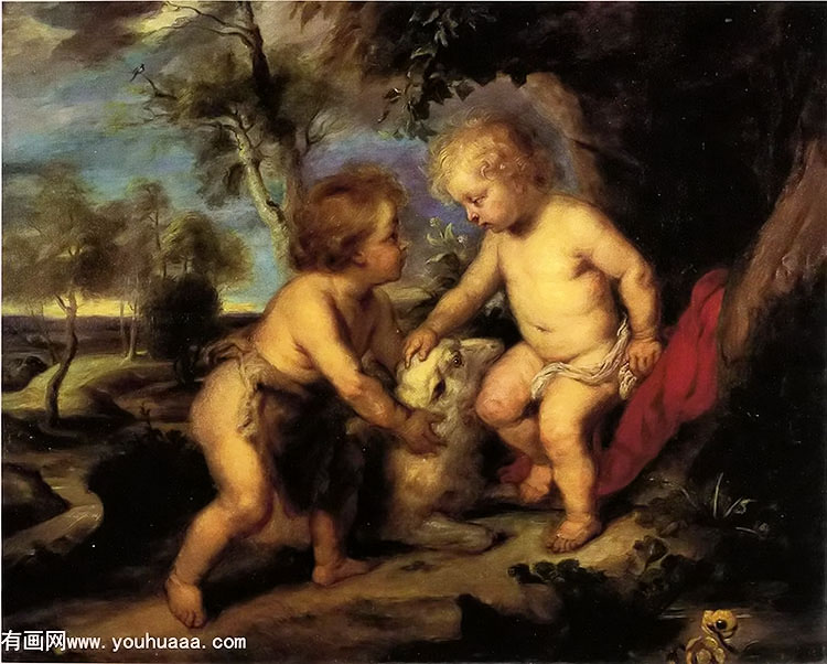 ʥԼ - the christ child and the infant st. john after rubens