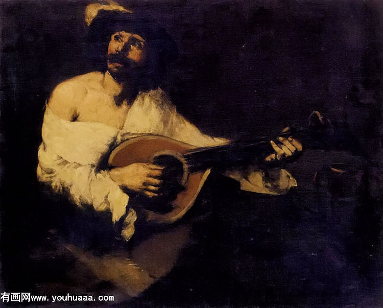 the mandolin player