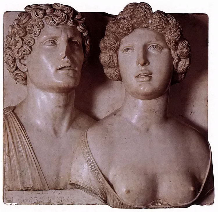 ŹŴεķԻ - self portrait () with his wife in ancient guise