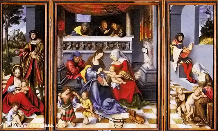 ʥ̳ͥ(ж߼̳) - altar of the holy family (torgau altar)