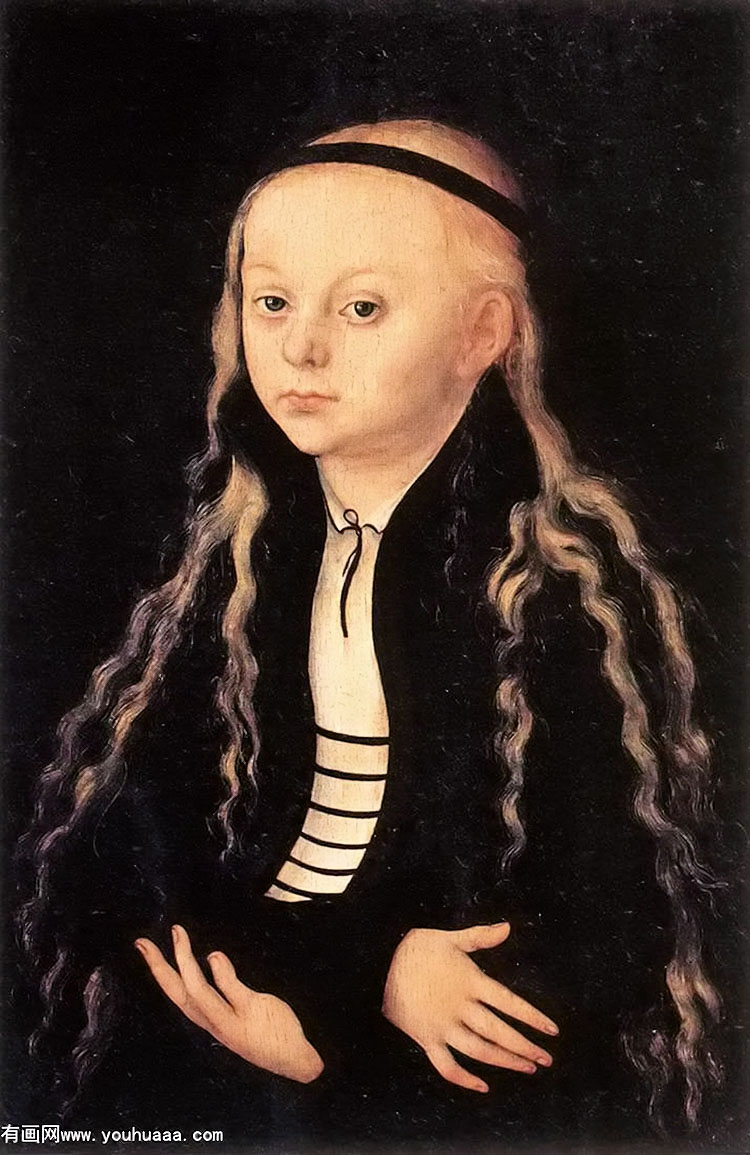 Ů - portrait of a young girl