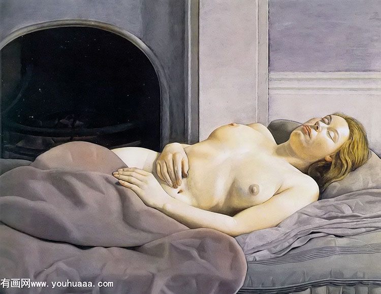 sleeping nude