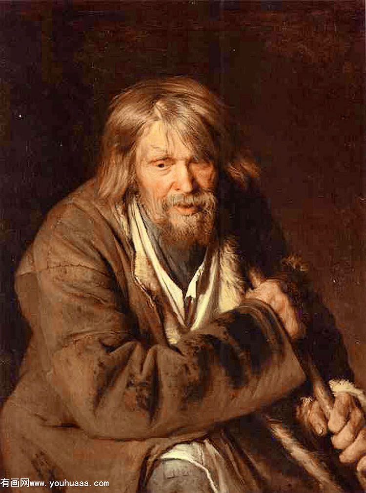 һλũ˵Ļ(ϰ) - portrait of an old peasant (study)