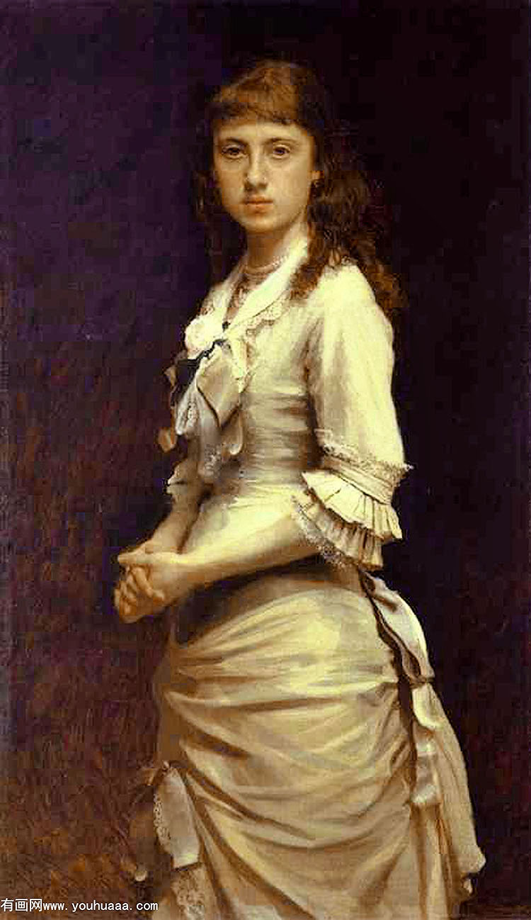 ҵŮǡķ˹櫵Ļ - portrait of sophia kramskaya, the artists daughter