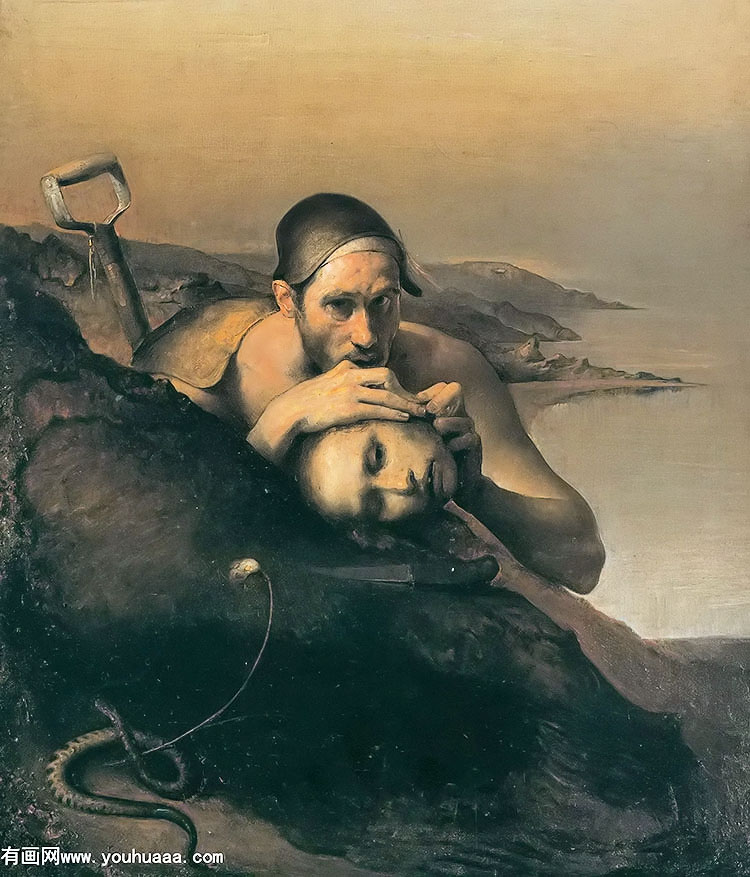 man with a womans head