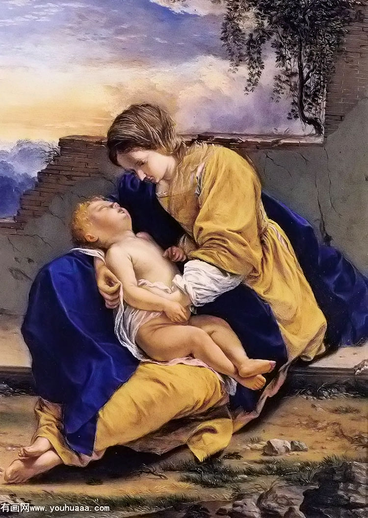 ʥĸʥ - gentileschi madonna and child landscape