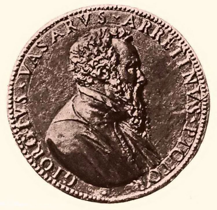 memorial medal of giorgio vasari