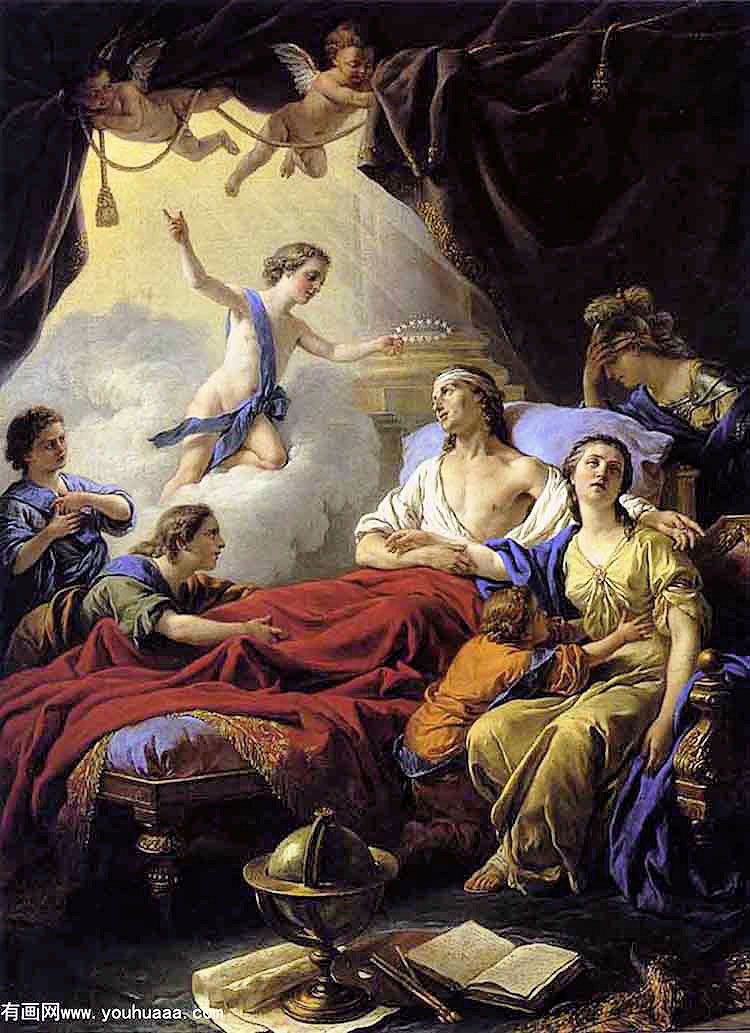 allegory on the death of the dauphin