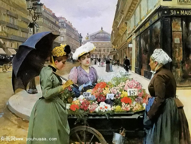 marchande des fleurs paris