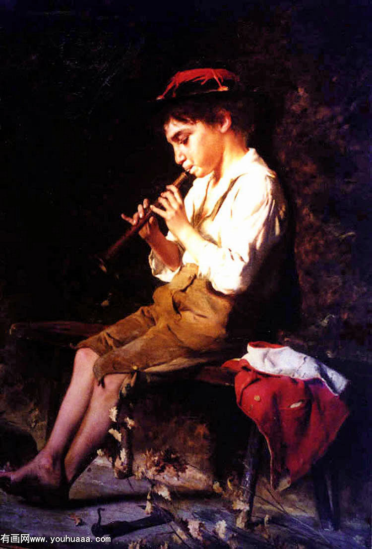 boy with recorder