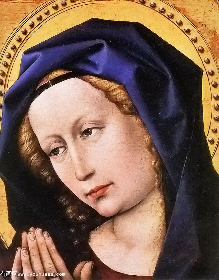 Ļʥĸ(ֲ2) - blessing christ and praying virgin (detail#2)