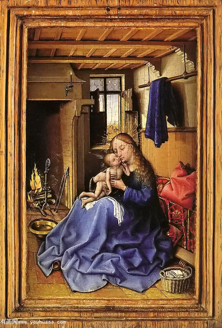 ʥĸ - virgin and child in an interior