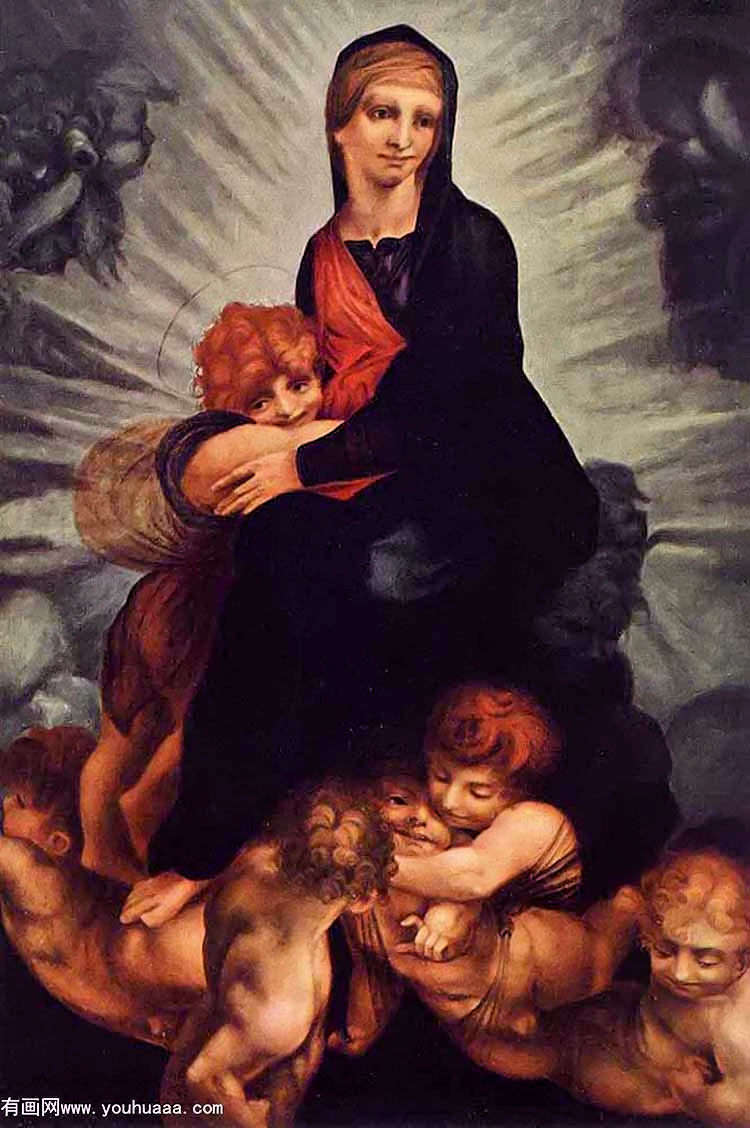 ʥĸ - madonna and child with putti