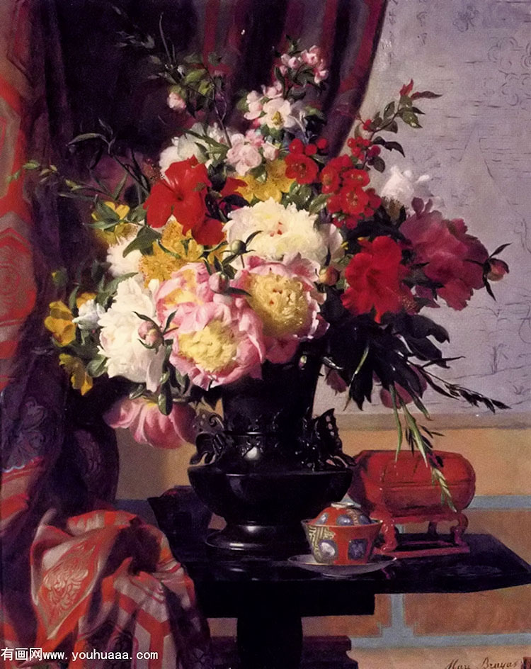 :ĵ - still life with peonies