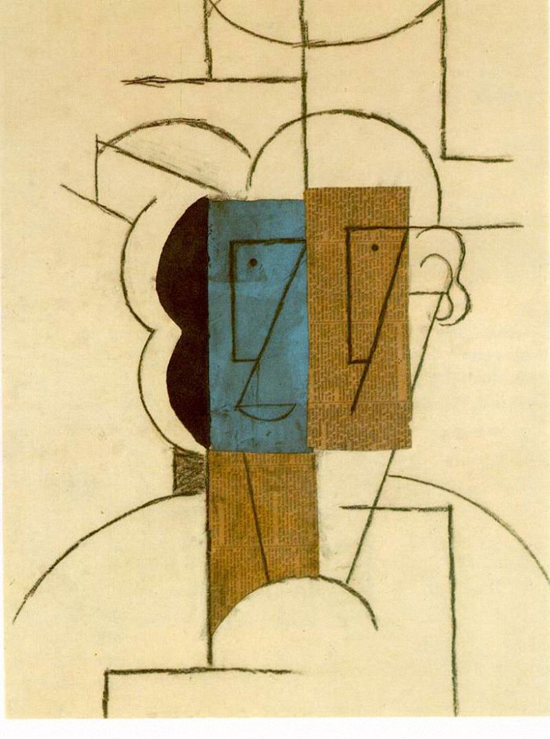 Head of a man with hat