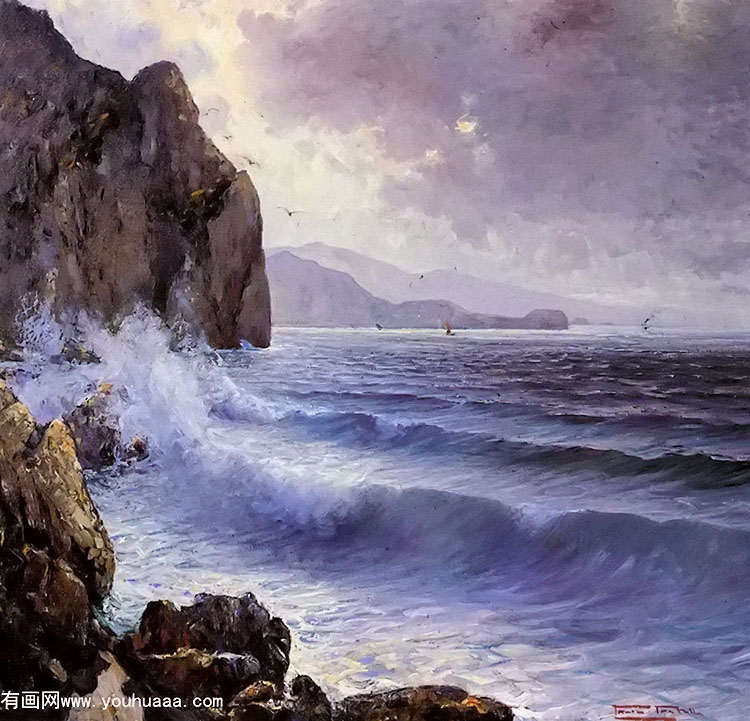 a rocky coast