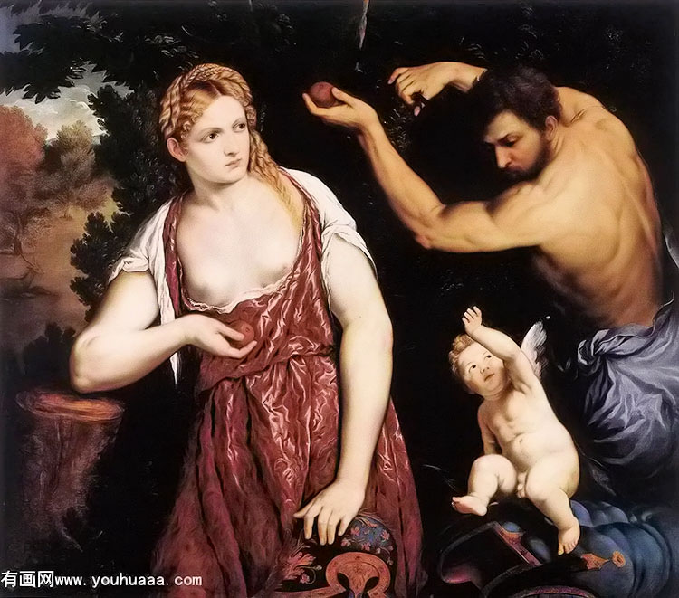 venus and mars with cupid