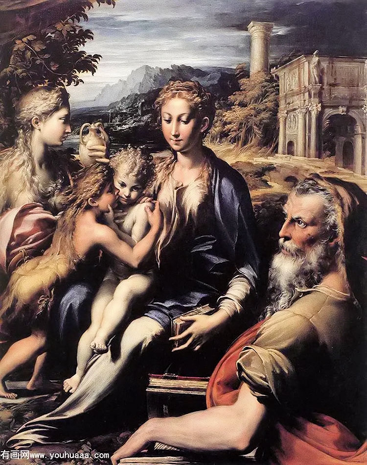 ʥĸʥͽ - madonna and child with saints