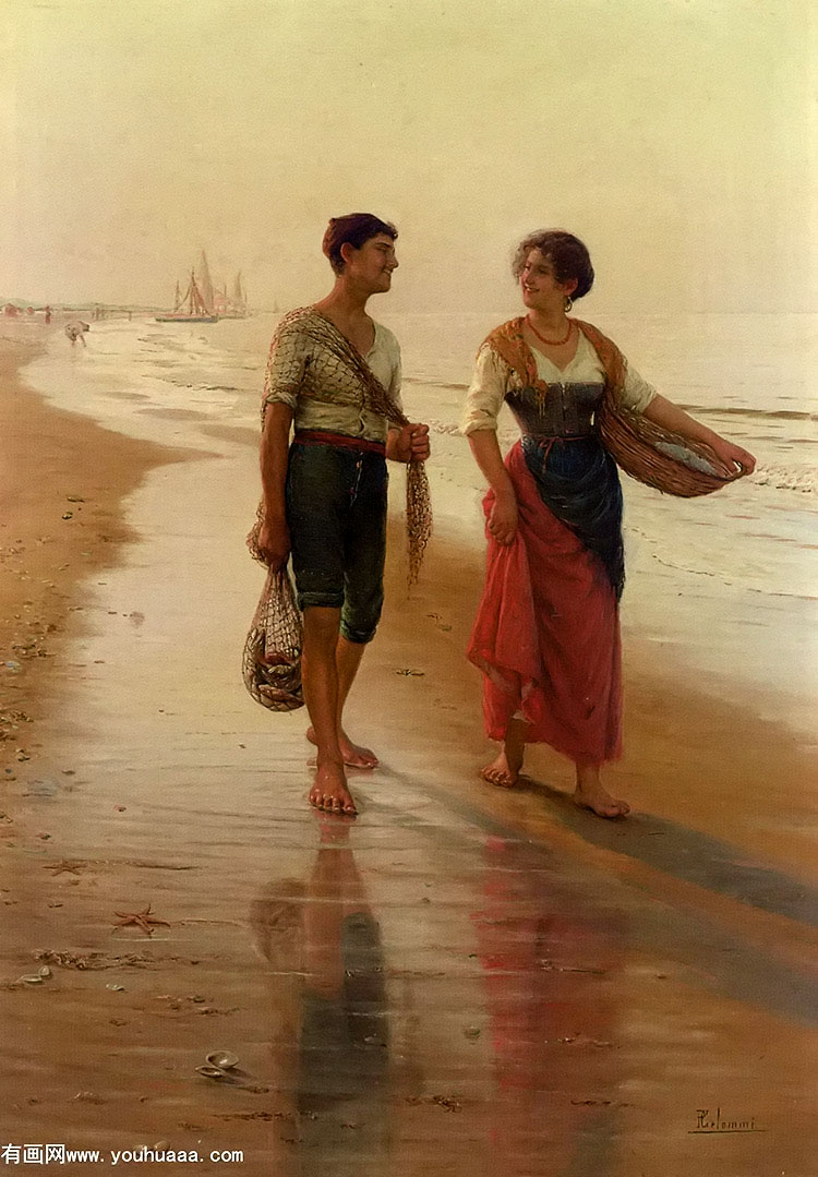 a walk on the beach