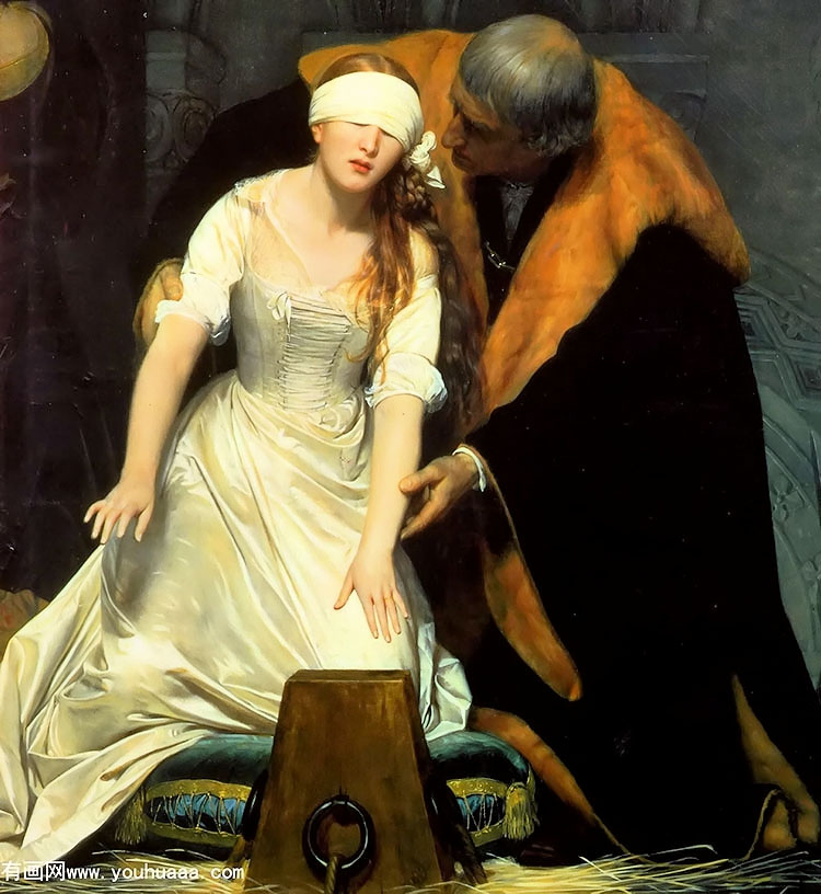 the execution of lady jane grey - detail