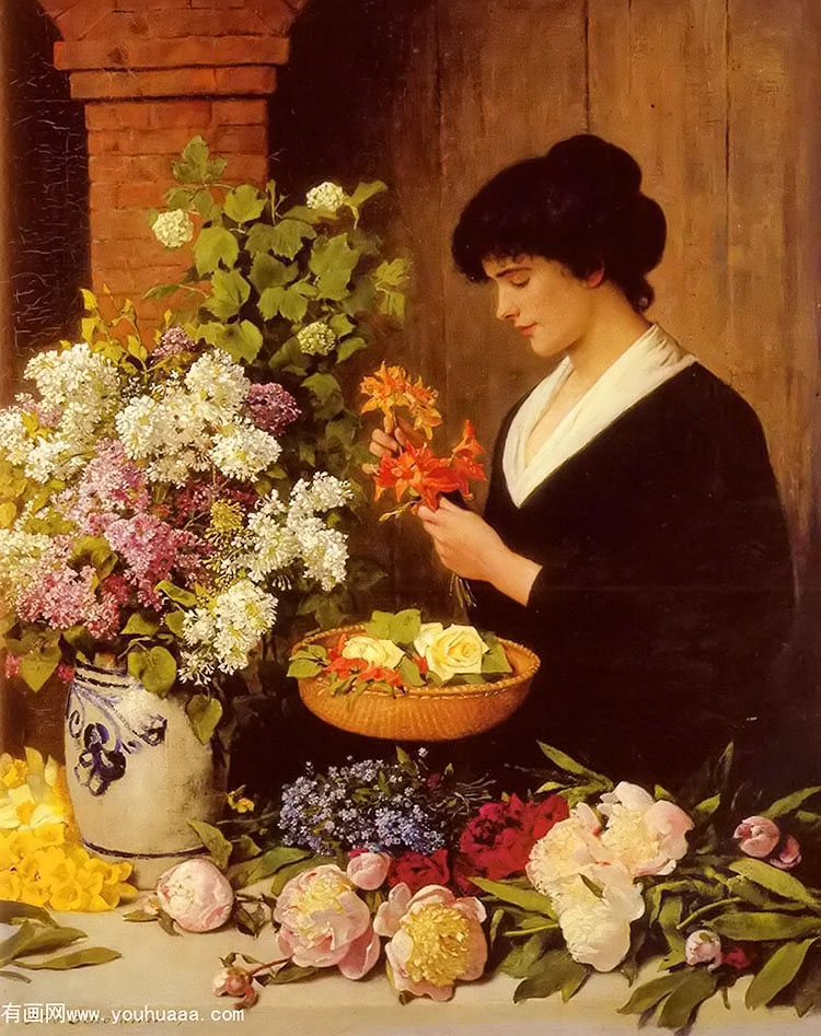 the flower arrangement