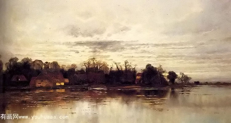 an autumn evening on the thames