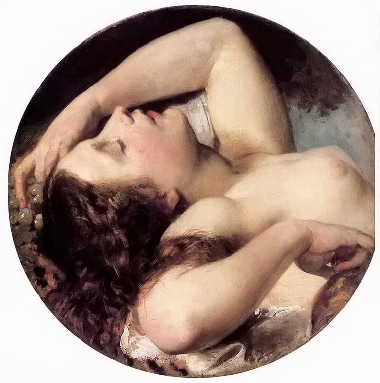 sleeping bacchante