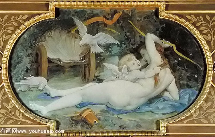 venus jouant avec lamour