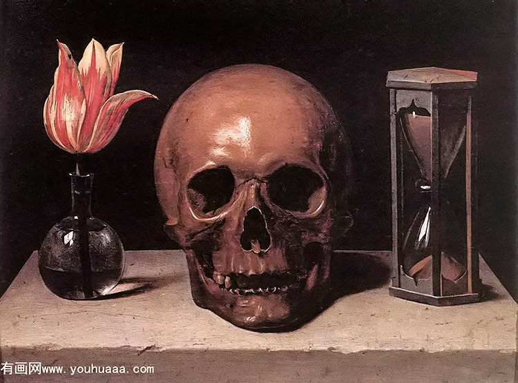 : - still life with a skull