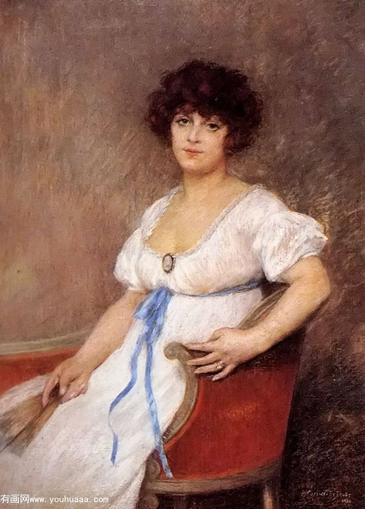 Ůʿ - portrait of a seated lady