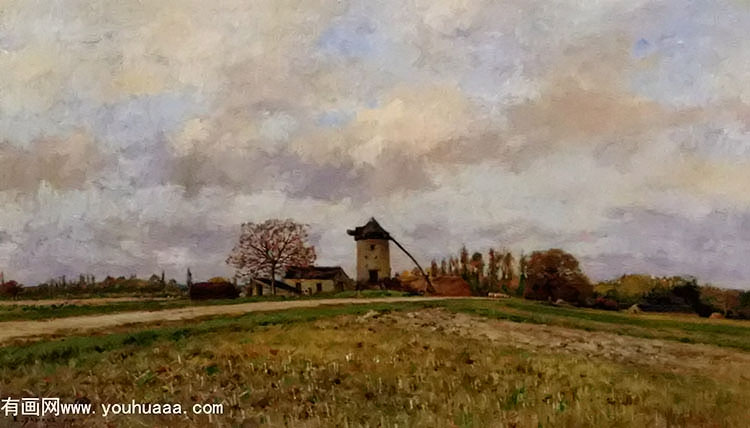 paysage au moulin