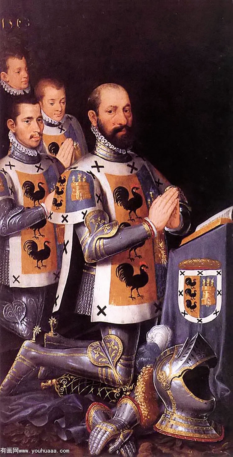 áȡ - portrait of jan lopez gallo and his three sons