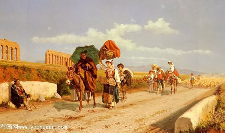 travellers in the roman campagna