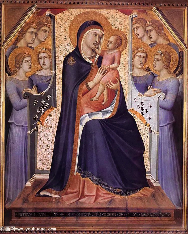 ʥϵʥĸʹ - madonna enthroned with angels