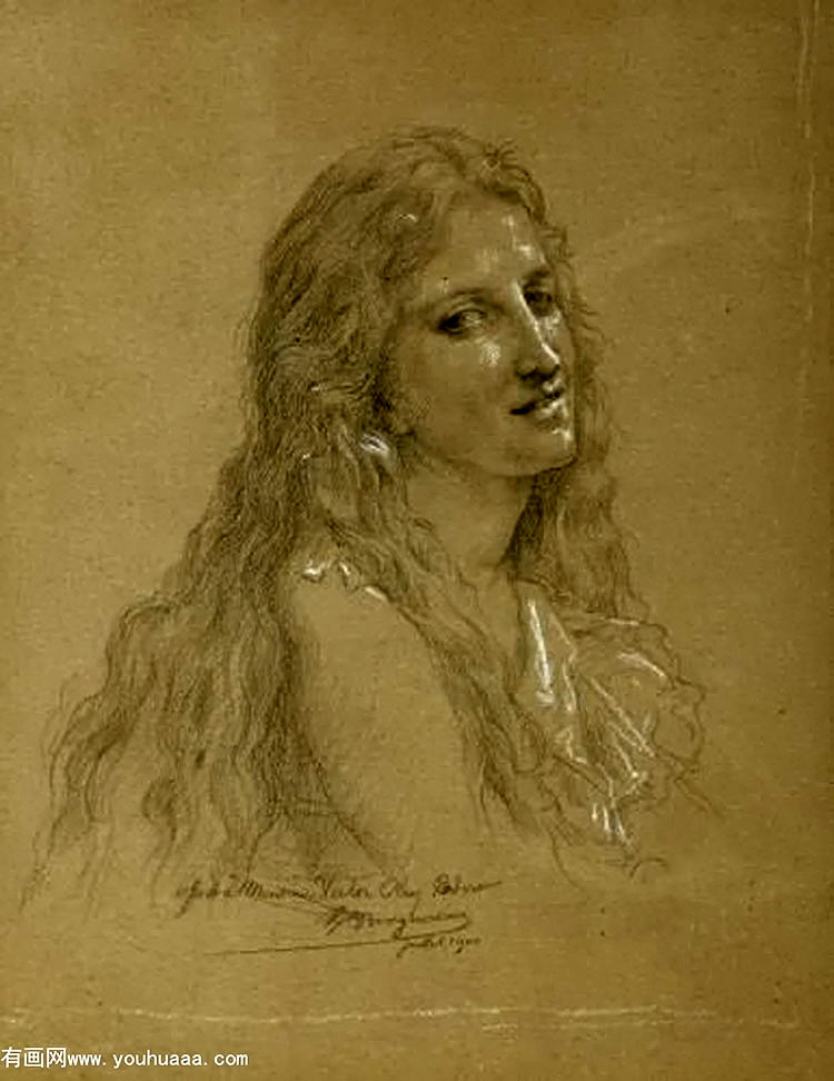 ŮФ - drawing of a woman