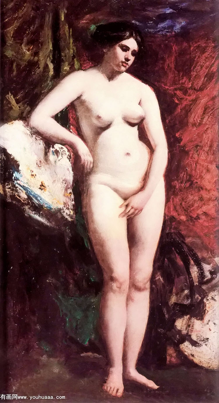 standing nude