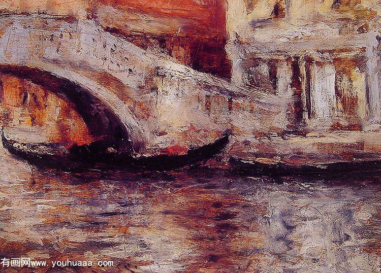 gondolas along venetian canal