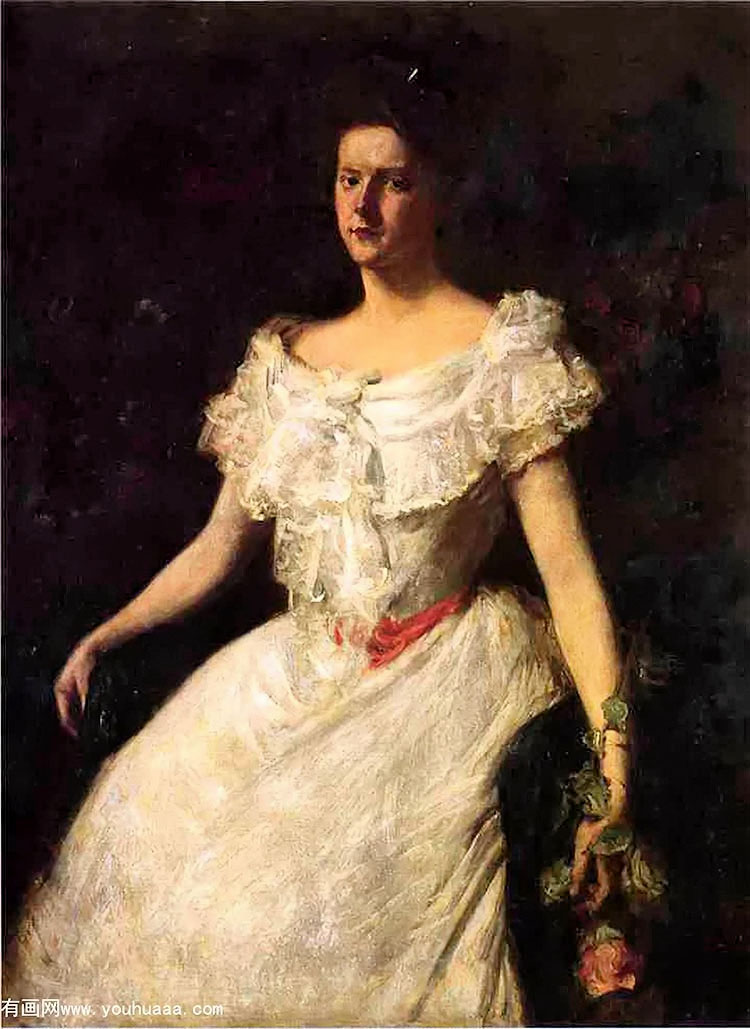 Ůʿ - portrait of a lady with a rose