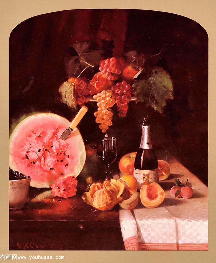  - still life with watermelon