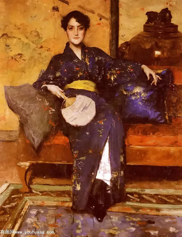 the blue kimono