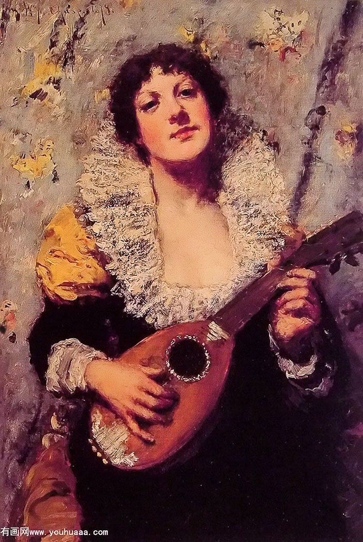 the mandolin player