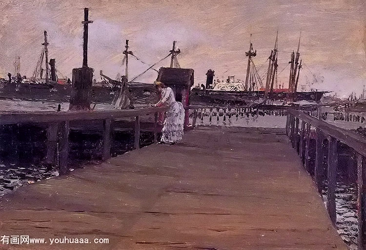 woman on a dock