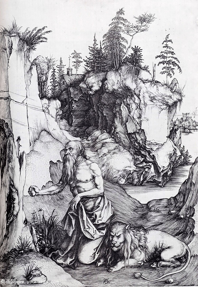 st. jerome penitent in the wilderness