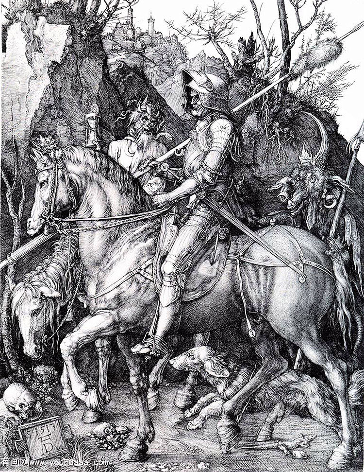 ʿħ - the knight, death and the devil