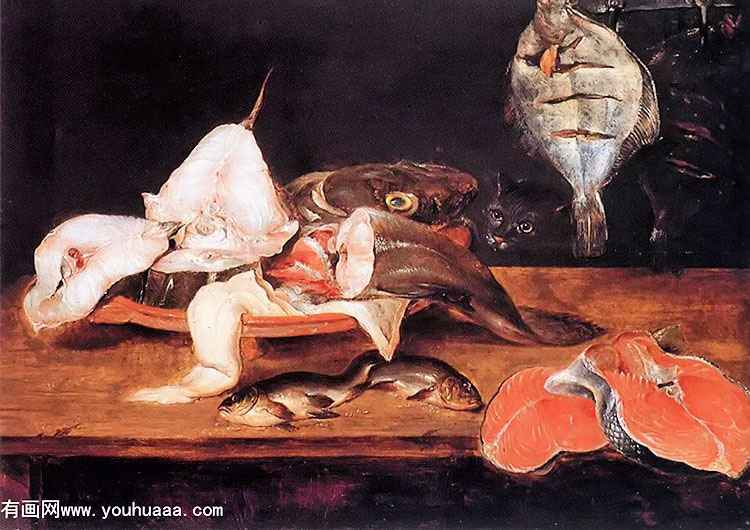 : - still life with fish