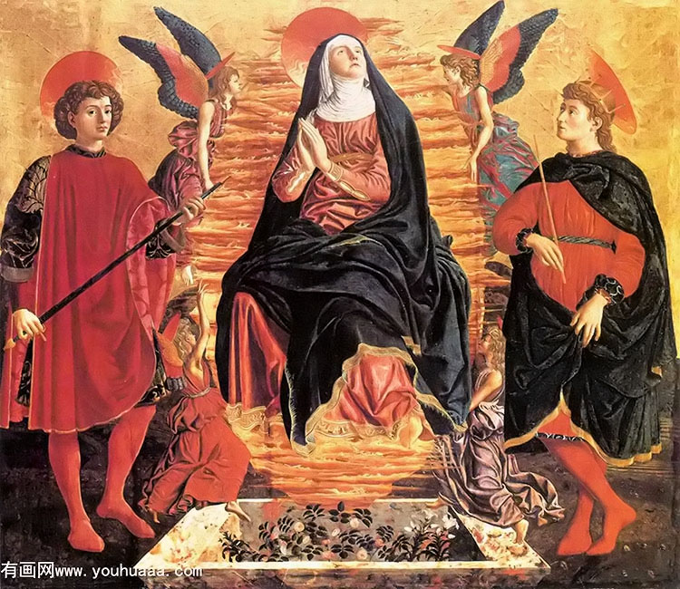 ʥĸʥСŵ - our lady of the assumption with saints miniato and julian