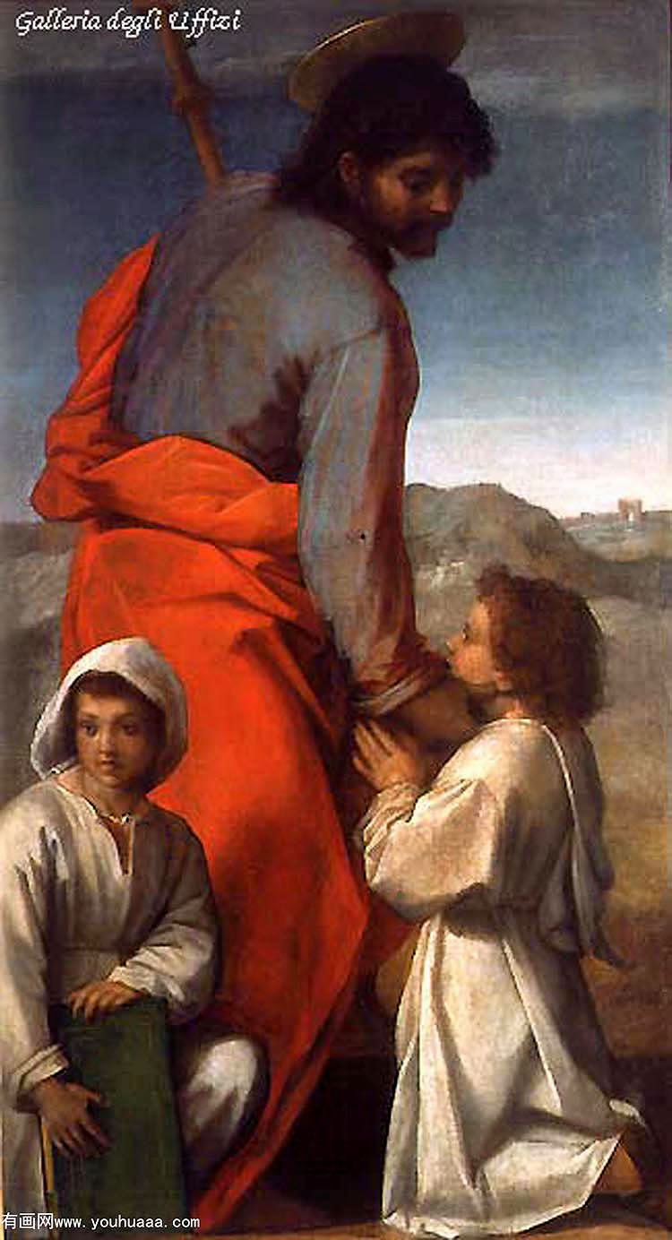 st james with two children